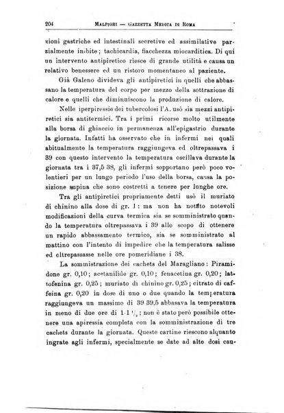 Gazzetta medica Malpighi