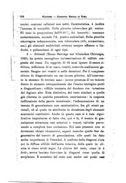 Gazzetta medica Malpighi