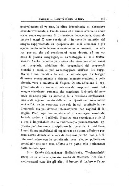 Gazzetta medica Malpighi