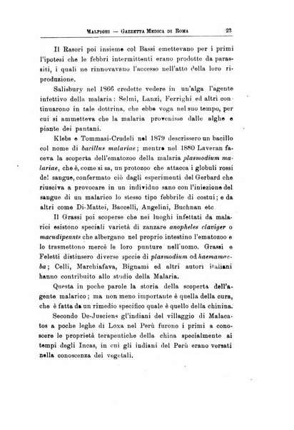 Gazzetta medica Malpighi