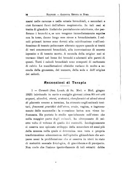 Gazzetta medica Malpighi