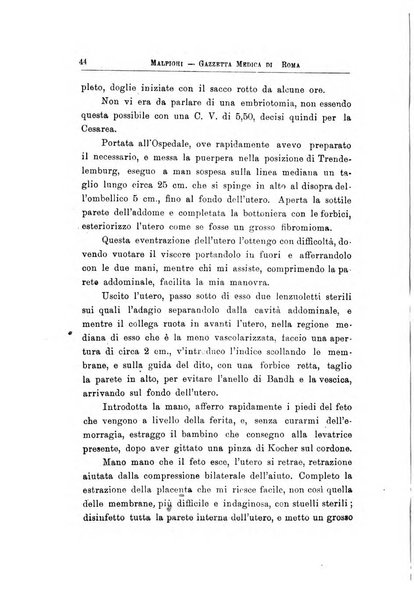 Gazzetta medica Malpighi