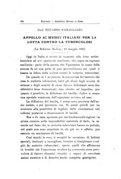 Gazzetta medica Malpighi