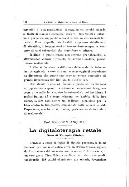 Gazzetta medica Malpighi