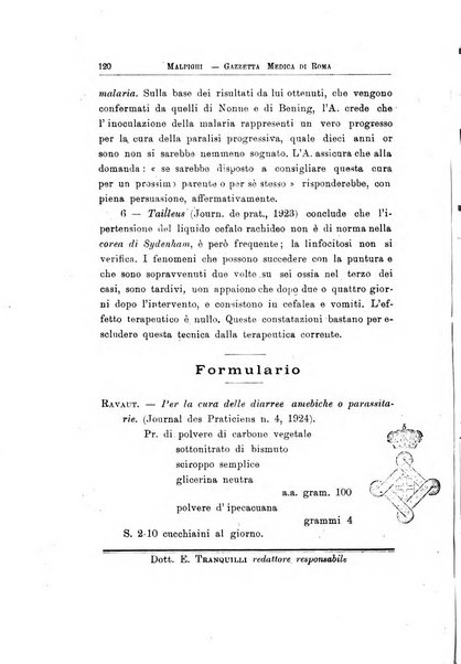 Gazzetta medica Malpighi