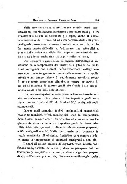 Gazzetta medica Malpighi