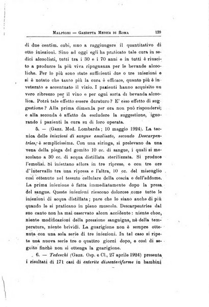 Gazzetta medica Malpighi