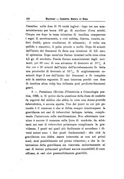 Gazzetta medica Malpighi