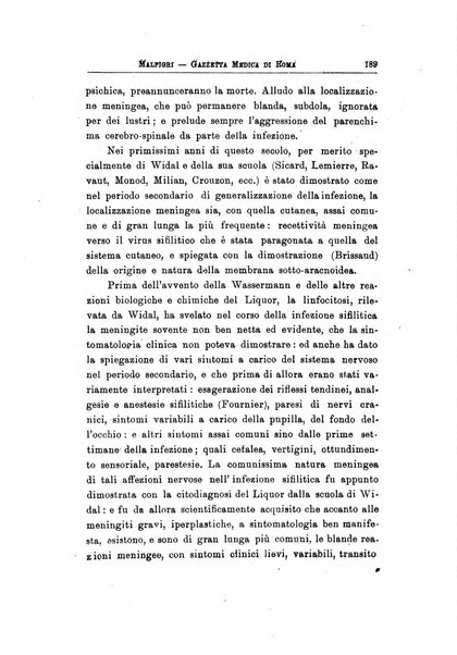 Gazzetta medica Malpighi