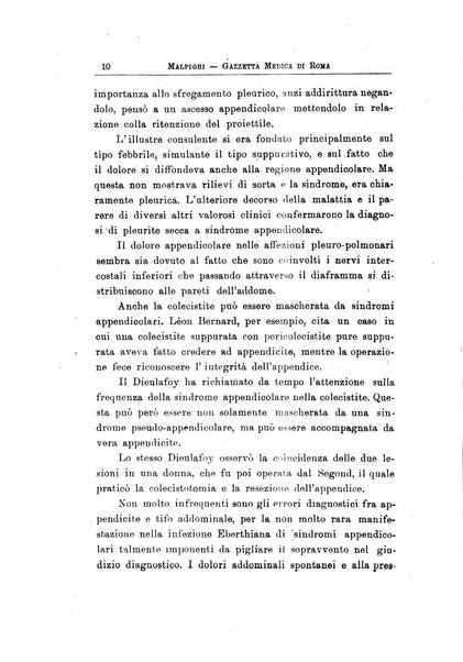 Gazzetta medica Malpighi