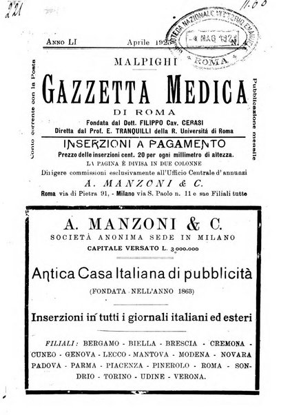 Gazzetta medica Malpighi