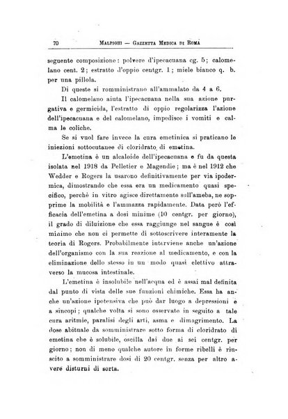 Gazzetta medica Malpighi