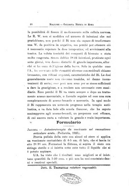 Gazzetta medica Malpighi