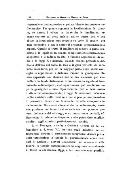 Gazzetta medica Malpighi