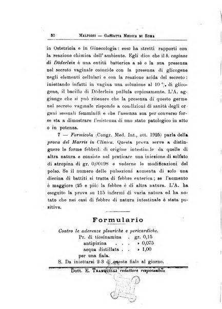 Gazzetta medica Malpighi