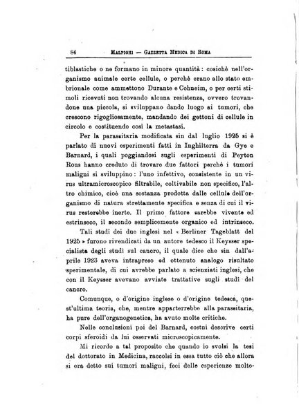 Gazzetta medica Malpighi