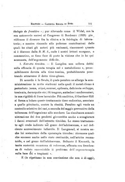 Gazzetta medica Malpighi