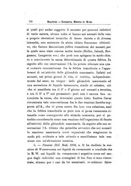 Gazzetta medica Malpighi