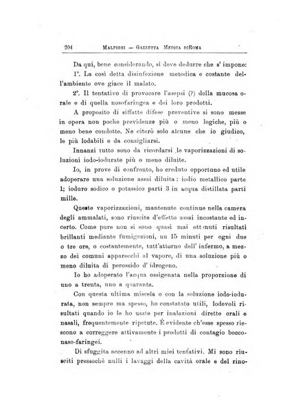 Gazzetta medica Malpighi