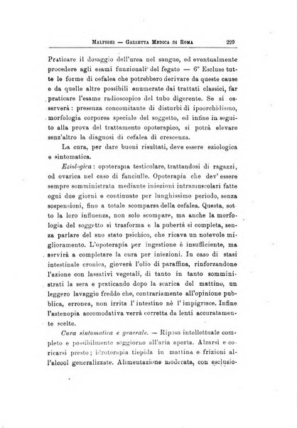 Gazzetta medica Malpighi