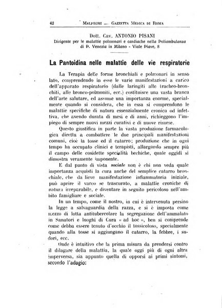 Gazzetta medica Malpighi