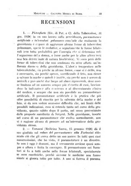 Gazzetta medica Malpighi