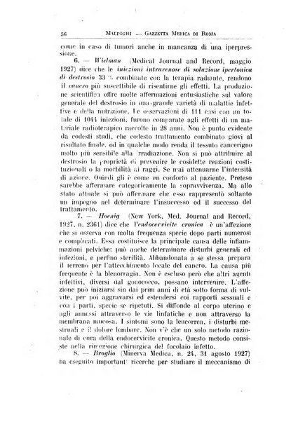 Gazzetta medica Malpighi