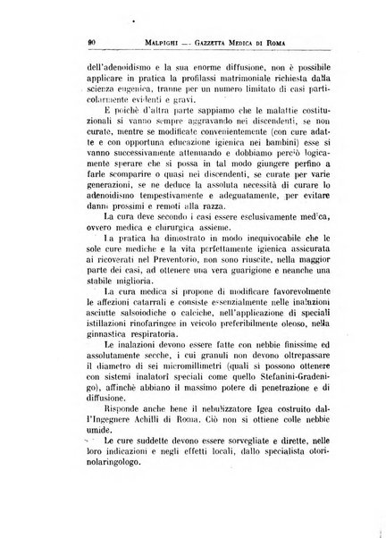 Gazzetta medica Malpighi