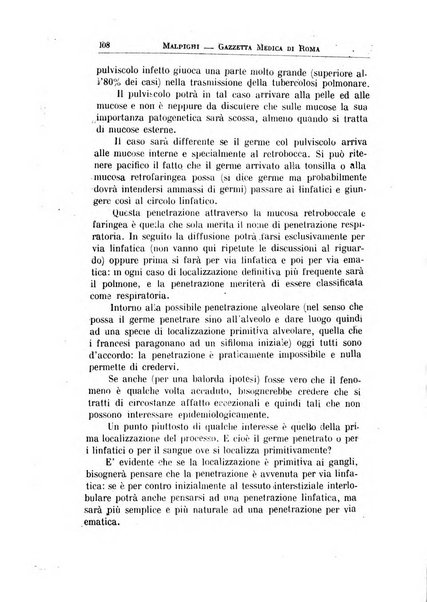 Gazzetta medica Malpighi