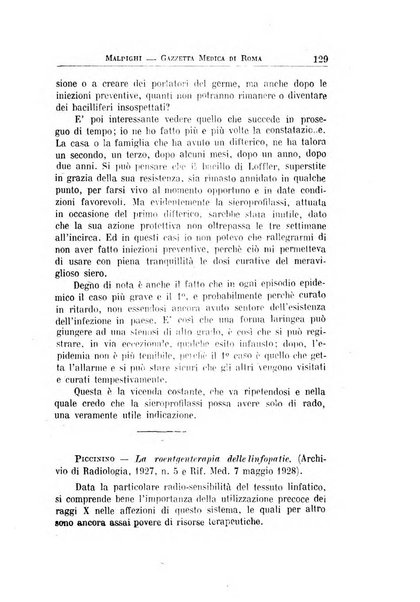 Gazzetta medica Malpighi