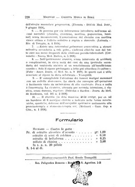 Gazzetta medica Malpighi