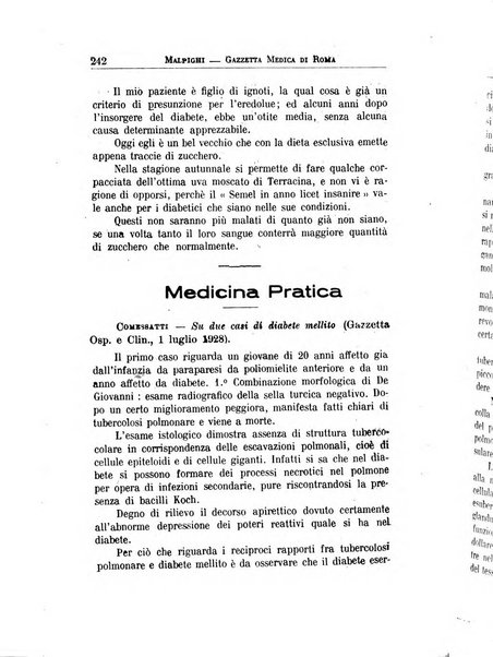 Gazzetta medica Malpighi