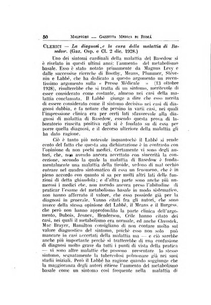 Gazzetta medica Malpighi