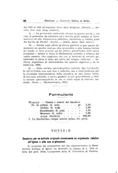 Gazzetta medica Malpighi