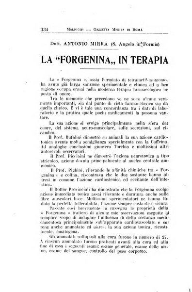 Gazzetta medica Malpighi