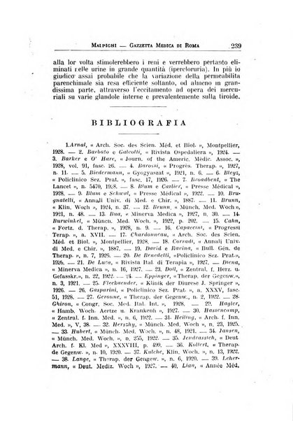 Gazzetta medica Malpighi