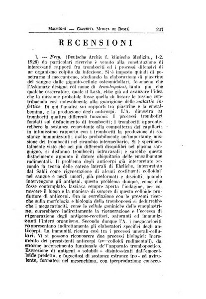 Gazzetta medica Malpighi