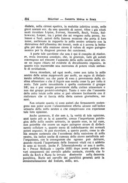 Gazzetta medica Malpighi