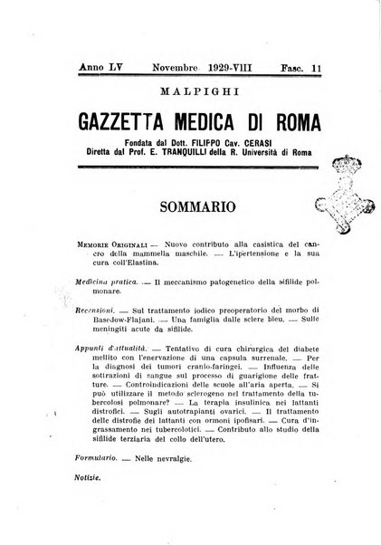 Gazzetta medica Malpighi