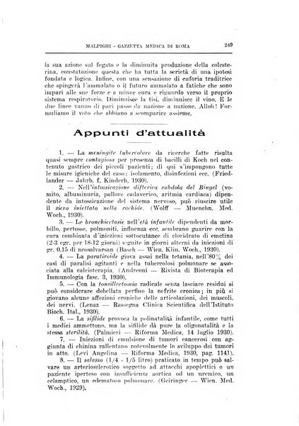 Gazzetta medica Malpighi