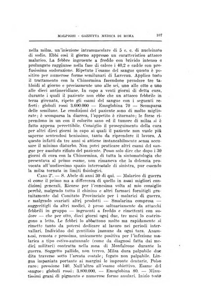 Gazzetta medica Malpighi