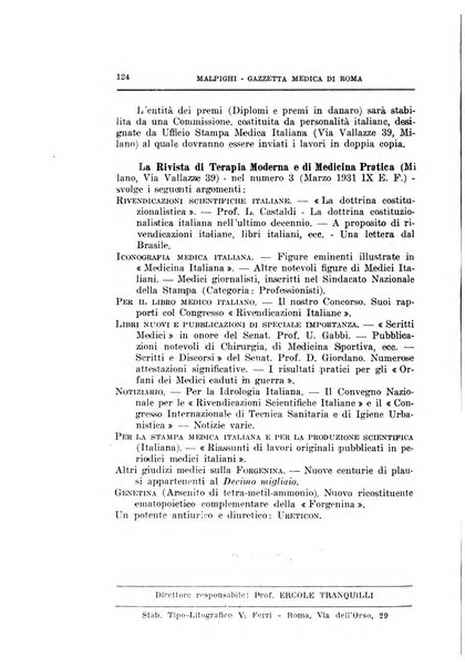 Gazzetta medica Malpighi