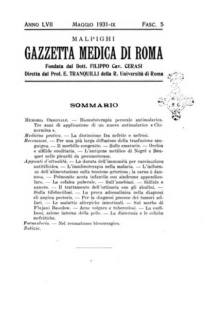 Gazzetta medica Malpighi