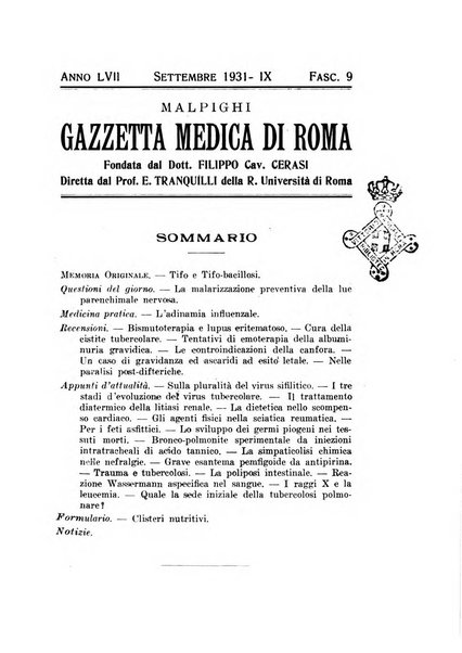 Gazzetta medica Malpighi