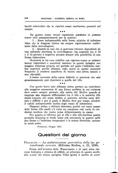 Gazzetta medica Malpighi