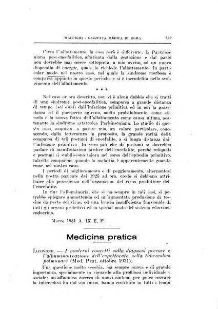 Gazzetta medica Malpighi