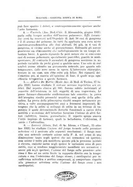 Gazzetta medica Malpighi