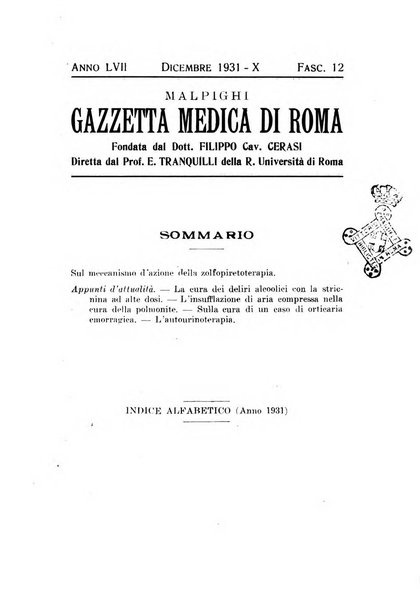 Gazzetta medica Malpighi