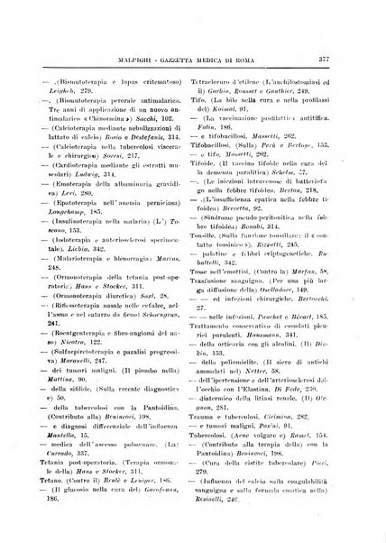 Gazzetta medica Malpighi