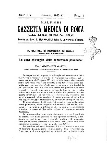 Gazzetta medica Malpighi